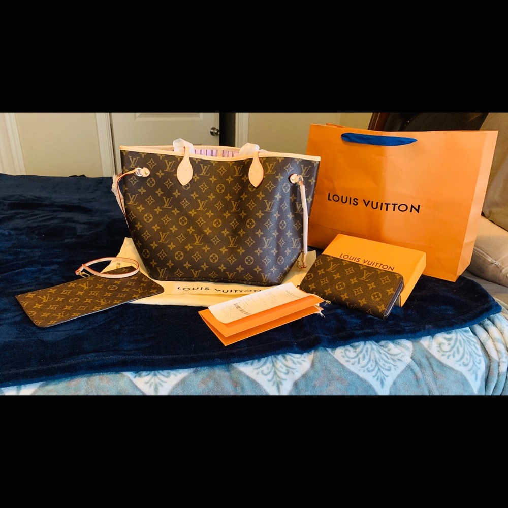 Louis Vuitton Bag and Wallet and Pouch
